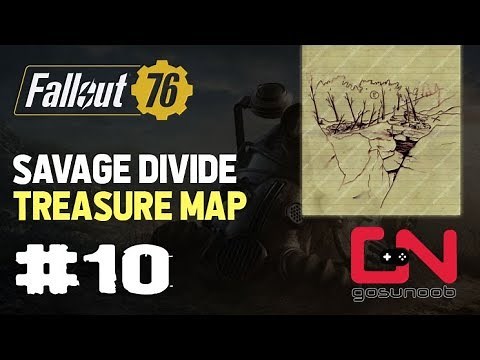 Fallout 76 - Savage Divide Treasure Map #10 Location