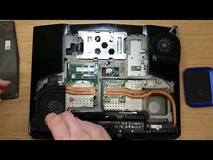 Alienware M15X disassembly for cleaning and replace thermal grease