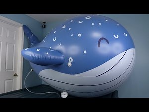 Over Inflating the Giant 7-Foot Inflatable Whale Sprinkler from Target