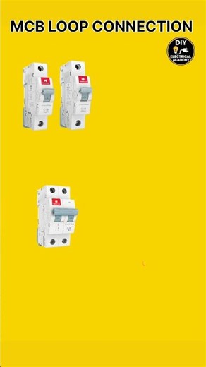 How to Wire Connect Multiple MCB | Distribution Board Wiring Step by Step | DIY Electrical #shorts