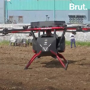 Believe it or not, India's first human-carrying drone is here, peeps. And here's what it looks like... | Brut India