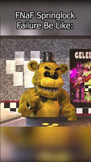 FNaF Springlock Failure Be Like: | FNaF Meme Animation