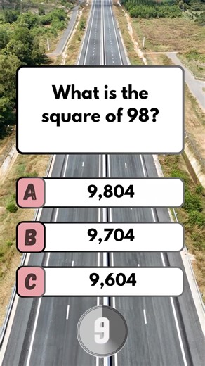 🧮 What Is the Square of 98? Let’s Calculate 98 × 98 and Discover the Answer! #brainteaser #puzzle #quiz #fun | Think Fast
