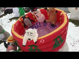 My 2020 Christmas Airblown Inflatables Display Walkthrough And Tour With Narration