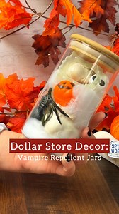 This DIY Halloween apothecary jar is so easy, it’s almost *scary*! 😱 Just make sure you use plenty of GARLIC—don’t want any vampires sneaking about! 🧛‍♂️💡 Be sure to follow us on TikTok! https://bit.ly/46kgx7r | Spice World
