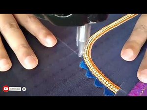 Machine work simple blouse design | Rakshita blouse