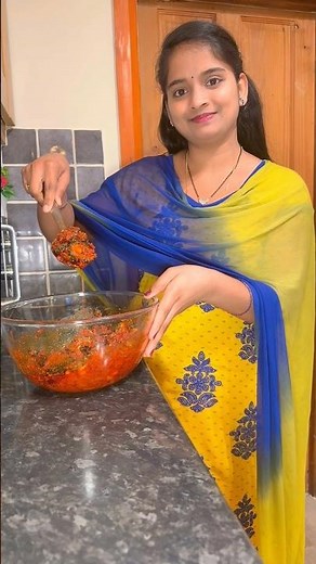 కమ్మనైన కాకరకాయ నిల్వ పచ్చడి 🤤👌 #bittergourd #pickle #recipe #food #shorts #youtubeshorts