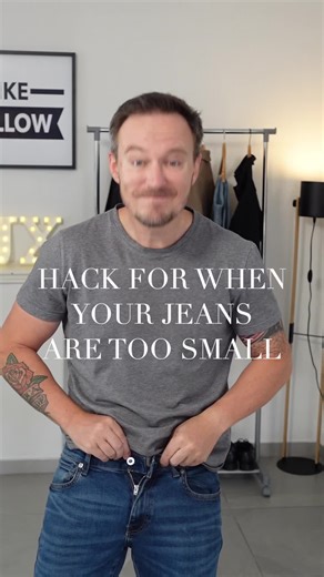 Style Tips: How to Make Small Jeans Fit with an Elastic Band