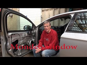 Mondeo window regulator mechanism replaced