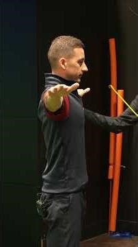 Ryan Robillard walks Ian through how a tape measure can determine how to swing the golf club!