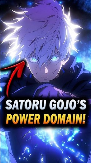 HOW GOJO’S DOMAIN EXPANSION WORKS? JUJUTSU KAISEN FACTS! #anime #jujutsukaisen