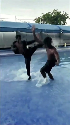 Capoiera In The Pool #meme #viral #shorts #trending #youtube #youtubeshorts #short #shortvideo