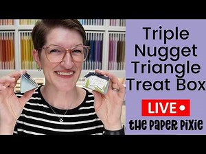 How to Make a Triangle Treat Box (Holds 3 Hershey’s Nuggets!) | Episode 412