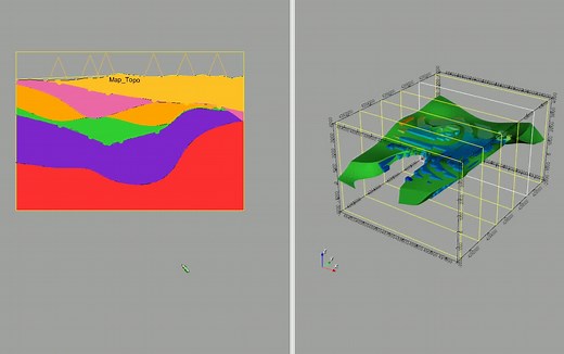 3D地质建模工具（GeoModeller）：水文地质模拟
