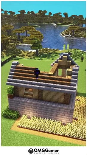 OMGGamer on Instagram: "🏡 Minecraft Starter House | Simple, Cozy Base Perfect for Early Survival Worlds 🏡 🏡✨ Build a clean and beginner-friendly Starter House using basic materials, warm lighting, and a compact layout that keeps you safe on day one. Add small windows, storage corners, and light décor to make the house feel cozy without spending many resources. Which biome will you build this in first? 🌿🔥 #MinecraftStarterHouse #EasyBuild #SurvivalBase #AestheticDesign #MinecraftIdeas #Begin
