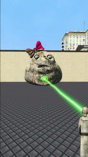 Turning Pou Pink into stone