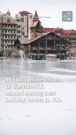 Have a magical holiday at Mohonk Mountain House, the mountainside Upstate New York castle that has been named among the top hotels for the holidays in America. 🌟🎄https://l.nyup.com/jymeBZ | NYup.com