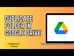 How to Duplicate Folder in Google Drive