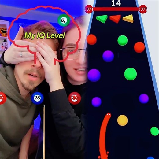 We’re finding out our IQ’s blindly!! #challenge #game #fun
