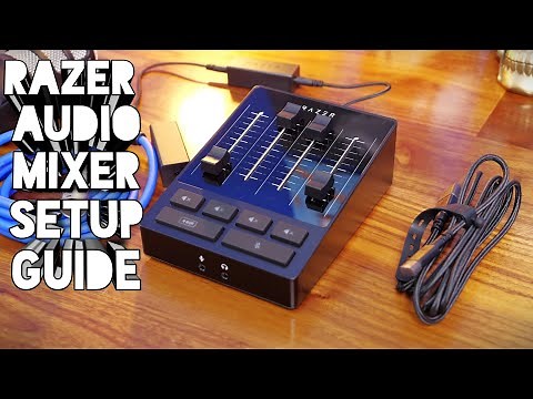 How to setup the Razer Audio Mixer (best Synapse settings for Shure SM7B)