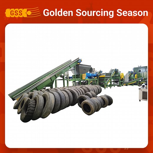 [Hot Item] Full Automatic Waste Tire Recycling Machine for Scrap Tyres Grinding Rubber Powder Produce System
