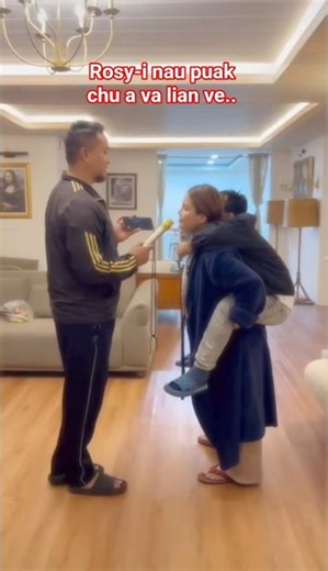 Rosy te nupa chu hmuh an va nuam em.. a naupuak a lian hle.. #mizo #couple #rosy