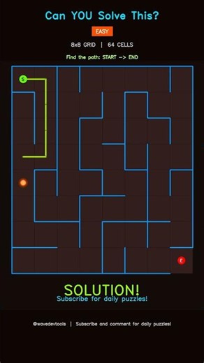 Maze Puzzle for improve focus | Can You Solve? #shorts