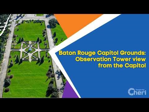 Baton Rouge Capitol Grounds: Observation Tower view from the Capitol