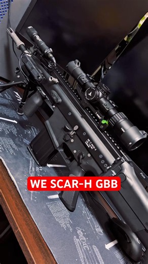 大口径ガスブロ！ WE SCAR-H GBB #gbb #airsoft #toyguns #we #エアガン #ガスブロ #scar