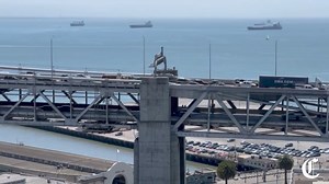 8K views · 105 reactions | A car fire caused heavy traffic on the upper deck of the Bay Bridge just before Harrison Street Thursday. : MJ Zafis Garcia | San Francisco Chronicle | Facebook