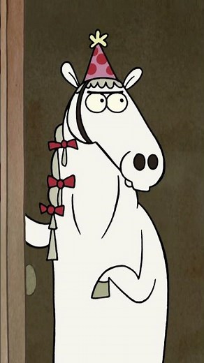 Kapıyı bir at mı açtı? 😂 #süreklidizi #regularshow #shorts