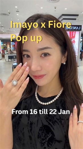 Imayo Singapore on Instagram: "【日本語下です♩】 💎✨ A must-visit pop-up for jewellery lovers ✨💎 Japanese jewellery company IMAYO is hosting a special pop-up together with Fiore Jewellery from Kobe, located on the 1st floor of Isetan 💍 This collection features 🌸 vibrant, elegant designs 🌈 pearls in a beautiful variety of colours What’s even better — natural pearls are up to 50% off 😍 And for 3 days only (16–18 January), 🎟 you’ll receive an additional 10% rebate voucher, making it almost 60% off in