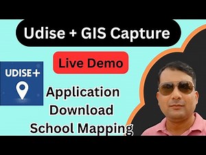 Udise+ GIS Capture Live Demo // udise plus school gis mapping with application