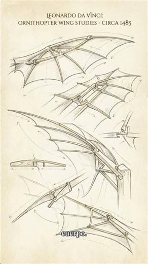 Leonardo da Vinci soñó con volar siglos antes que nadie