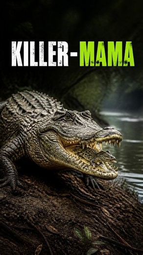 Warum ein Killer-Krokodil seine Babys im Maul trägt