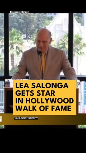 444K views · 14K reactions | WATCH: Tony Award winner Lea Salonga joins Miley Cyrus, Demi Moore, Chef Gordon Ramsay, Shaquille O’Neal and 30 other entertainment personalities in the Hollywood Walk of Fame Class of 2026. A panel of Hollywood Chamber of Commerce recognized the star of Miss Saigon under the category of Live Theater/Live Performance. #KnowMore | BusinessMirror | Facebook
