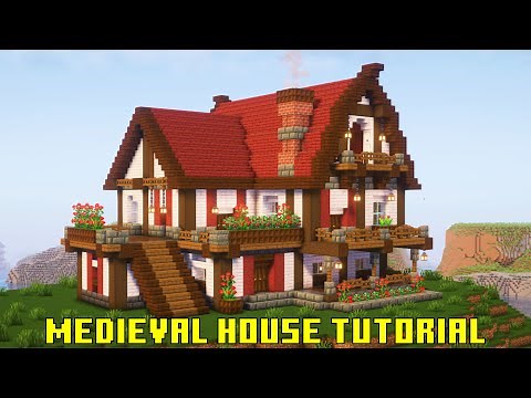 How to build Medieval House - Minecraft Tutorial