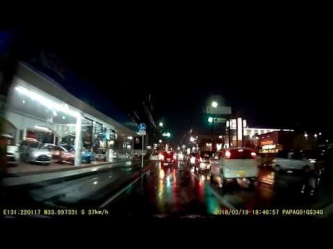 【自動ブレーキ】危険な瞬間 衝突軽減ブレーキ作動 CMBS ホンダセンシング作動 JA厚南前交差点 山口県宇部市厚南中央2丁目1 ドラレコ ドライブレコーダー 20180319 184626