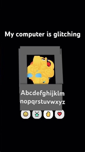 My computer is ￼ glitching ￼