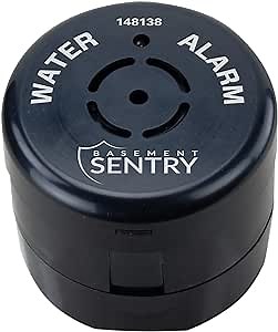 Basement Sentry Sump Pump High Water Alarm (148138) Attaches to Sump Discharge or Sits on The Floor Where Flooding May Occur