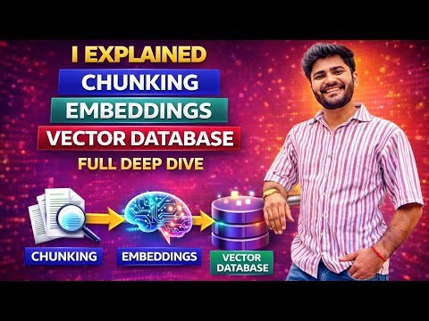 Master Chunking,Embeddings & VectorDB for RAG:Complete Guide