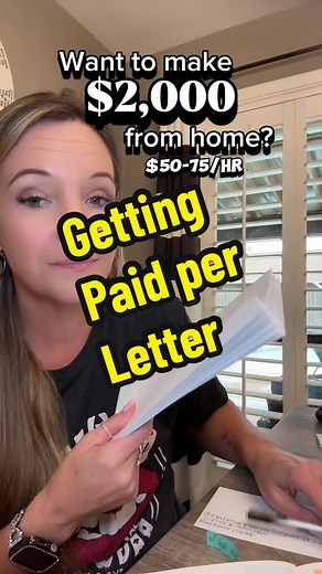 Learn the easiest side hustle out there with the convienience of training videos that literally walk you through the process step by step!🤗 No researching, no guessing and no “hoping” it’s right! ✉️✍️ The Paid Per Letter program has so much to offer, learn even more than just writing letters.✨ #sendit #paid2write #writingletters #letters #makemoneyfromhome #sidehustle #paidperletter #envelope #writingenvelopes