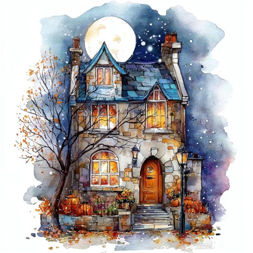 21 Cozy House Clipart Set, Printable Watercolor Cozy Home Images Clipart, High Quality Jpgs, Digital Download, Commercial Use, Junk Journals - Etsy Australia