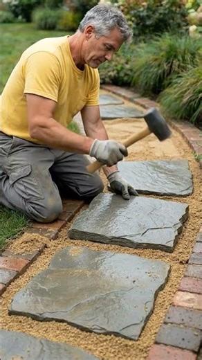 My Yard Finally Feels Complete! 🌿 DIY Walkway