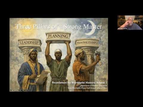 Preparing for the East: Foundations of Worshipful Mastery (Session 1)