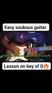 Easy soukous guitar lesson #africa 🔥 #guitarlessons | Japstrings guitar