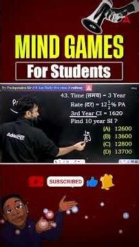 Maths Tricks By pushpendra Sir #railwayexam #mathstricks #railwayadda247