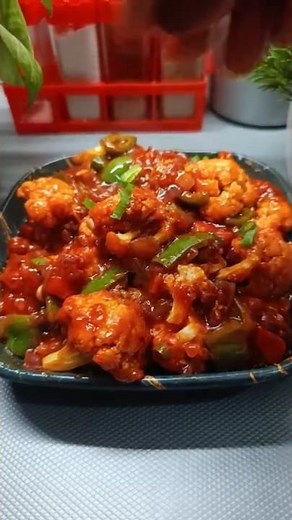 Crispy Gobhi Manchurian At Home😋 | Easy Gobhi Manchurian Recipe | Chinese Style Gobhi Manchurian