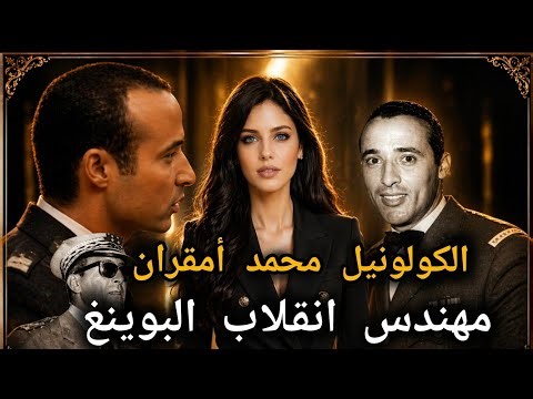 قصة الكولونيل محمد أمقران | مهندس انقلاب البوينغ 1972 ومحاولة إسقاط طائرة الحسن الثاني