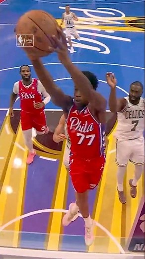 🏀【ハイライト】🏀11月1日(土) セルティックス vs シクサーズの試合の様子をお届け中🔥注目のルーキー、VJ・エッジコム選手の豪快ダンクが炸裂！ #プライムビデオでNBA #NBAonPrime